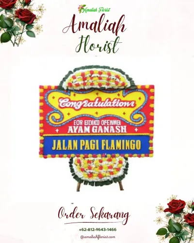 Bunga Papan Congratulation di Sukamekarsari